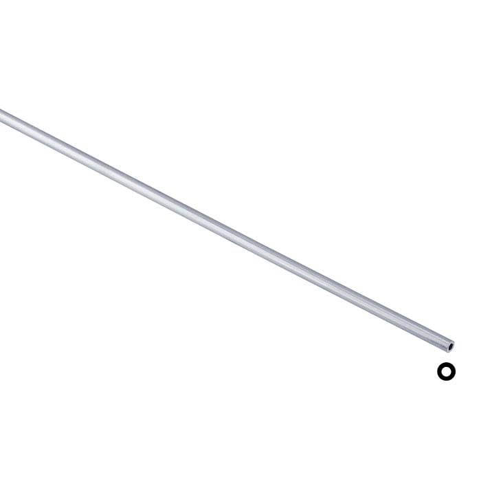 أنابيب فضية ستيرلنغ 3.66 مم بدون وصلات، صلبة، طول 304.8 مم
