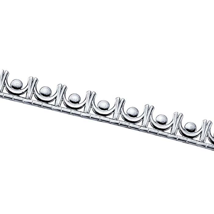 سلك معرض "Swag" من الفضة الإسترلينية، صلب (كما هو ملفوف)