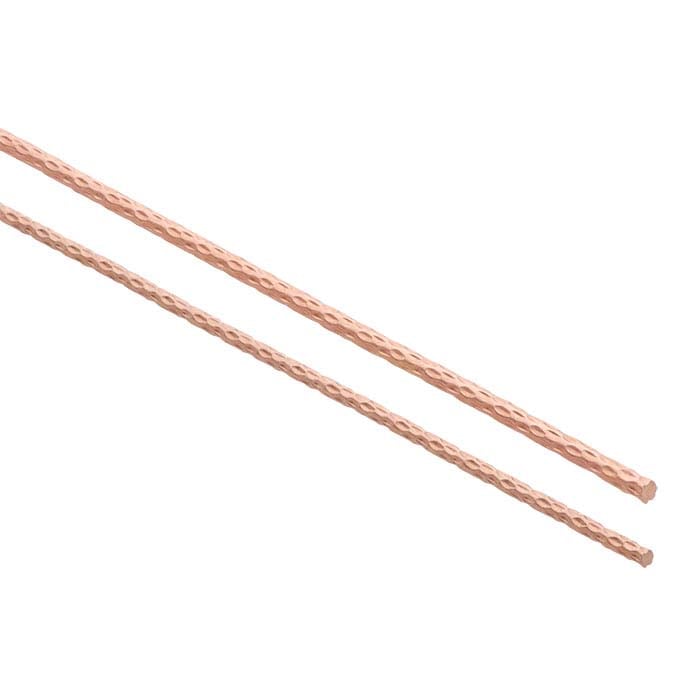 14/20 Rose Gold-Filled Pattern #1 Sparkle Wire, , 1/4-Hard