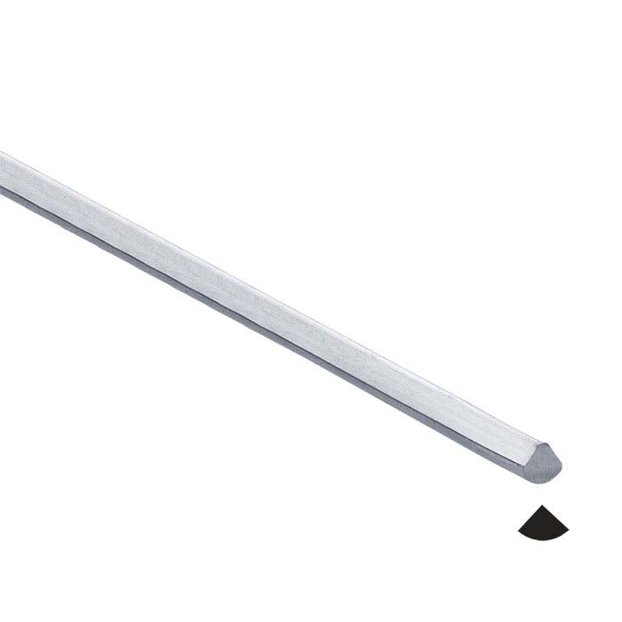 Sterling Silver Quarter-Round Wire