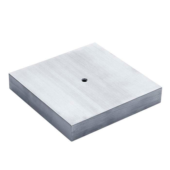 Aluminiowa górna przekładka do prasy Bonny Doon, 152,4 mm x 152,4 mm