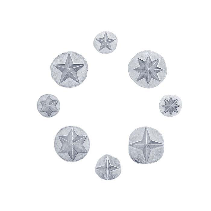 Bonny Doon Mini Coining Die Shot Plate, Graduated #7 (Stars