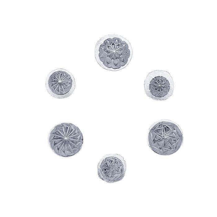 Bonny Doon Mini Coining Die Shot Plate, Graduated #12 (Pinwheels