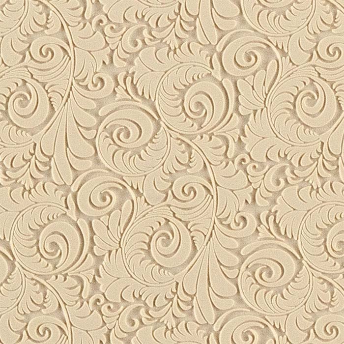 Mega-Fliese mit Metall-Ton-Textur, Feder