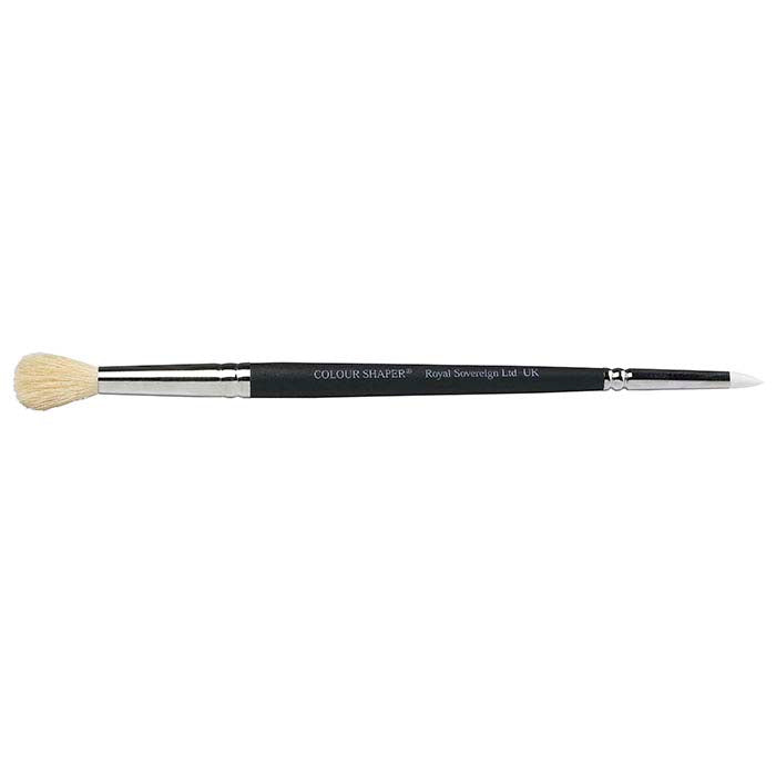 Double-Ended Colour Shaper, #2 Tapered End and Mop Brush