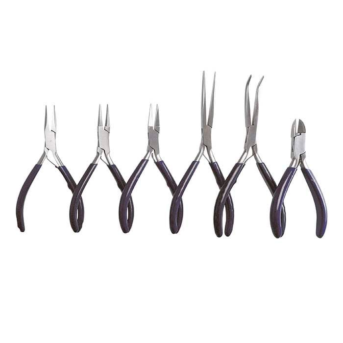 Stainless Steel Six-Piece Pliers Set with Cutters