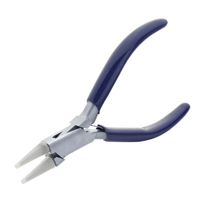 Round-Nose Pliers with Nylon Jaws