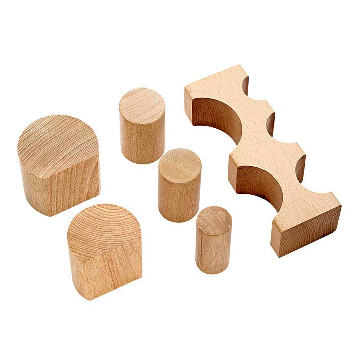 Σετ Μπλοκ Σχηματισμού και Πυροβόλου από Σκληρό Ξύλο