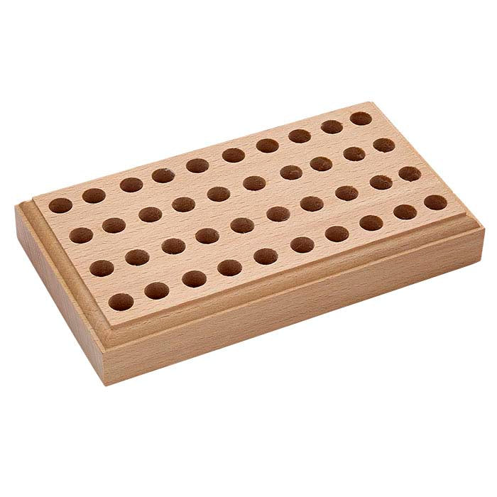 Solid Wood Stamp Stand, 40-Hole