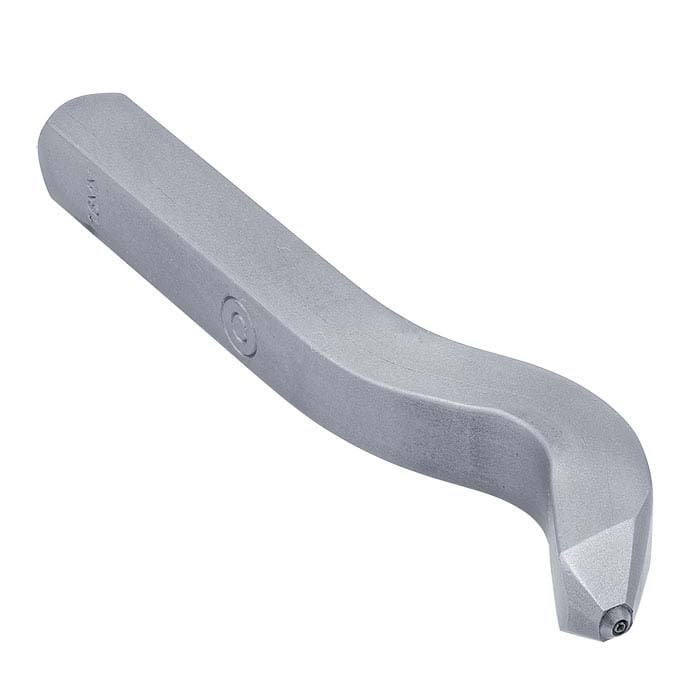 Tool Steel Copyright Stamp, Bent Shank, Character