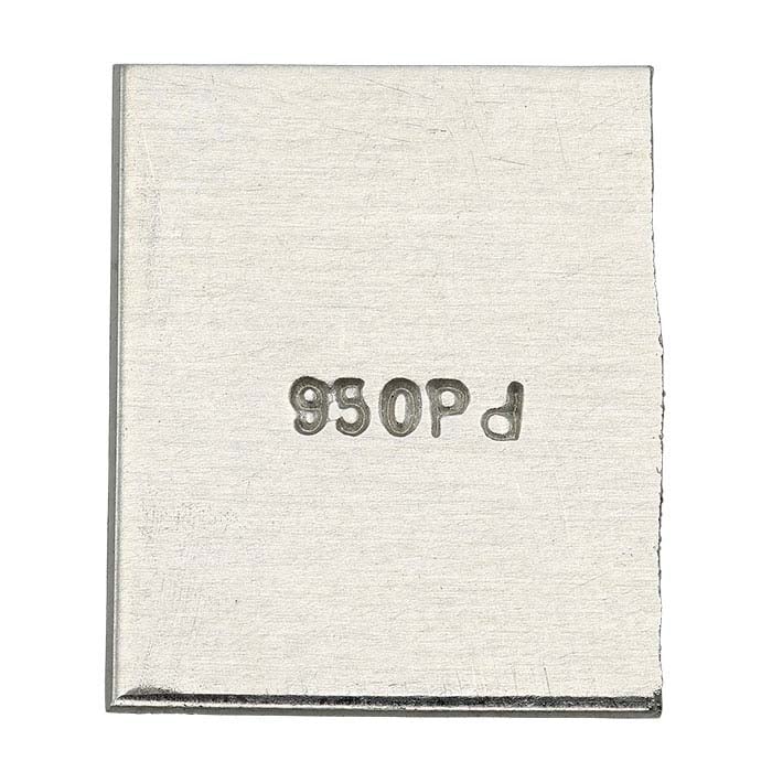 Punzone per marchiatura "950 Pd", gambo dritto, carattere