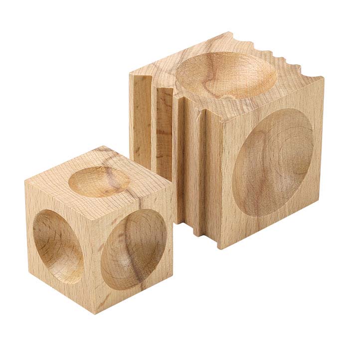 ハードウッド成形およびダッピングブロックセット