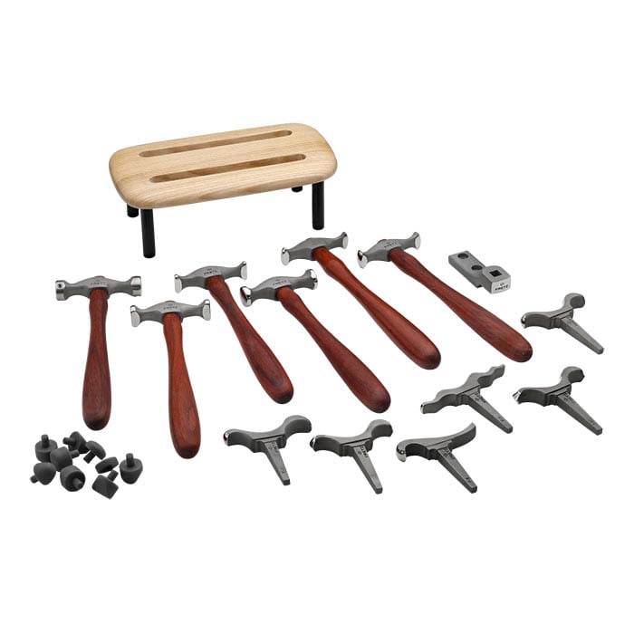 Fretz® Tool Kit Set #1 with Metalsmith Essentials DVD, "Basic Hammering and Forming (Vol. 1)"