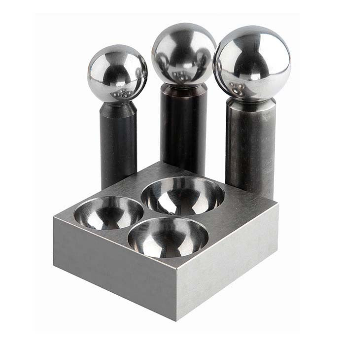 Blocco di Dapping Piatto Durston con Set di 3 Punzonature