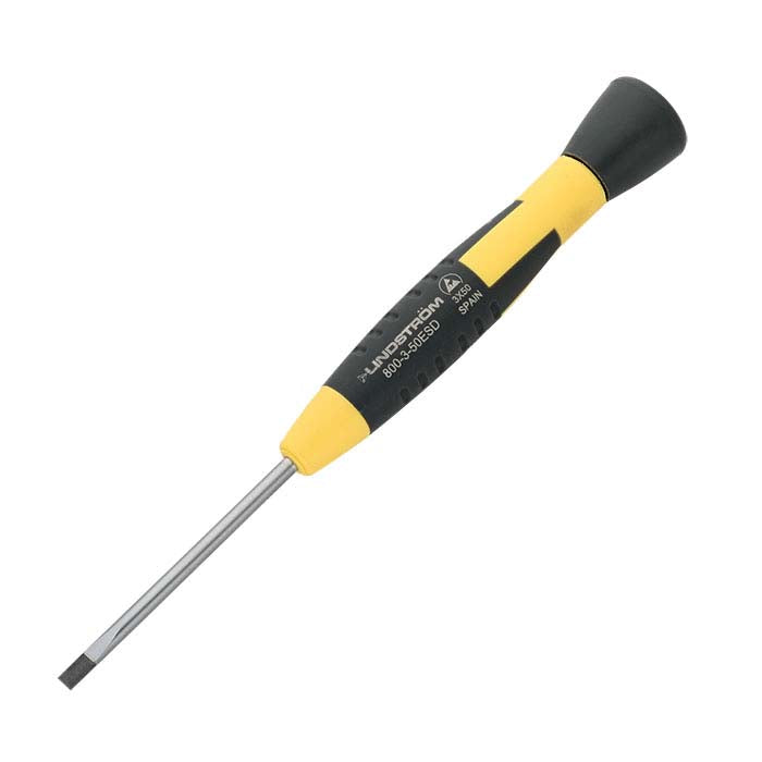 Отвертка Lindstrom Precision с плоским лезвием 3 мм, ESD-безопасная