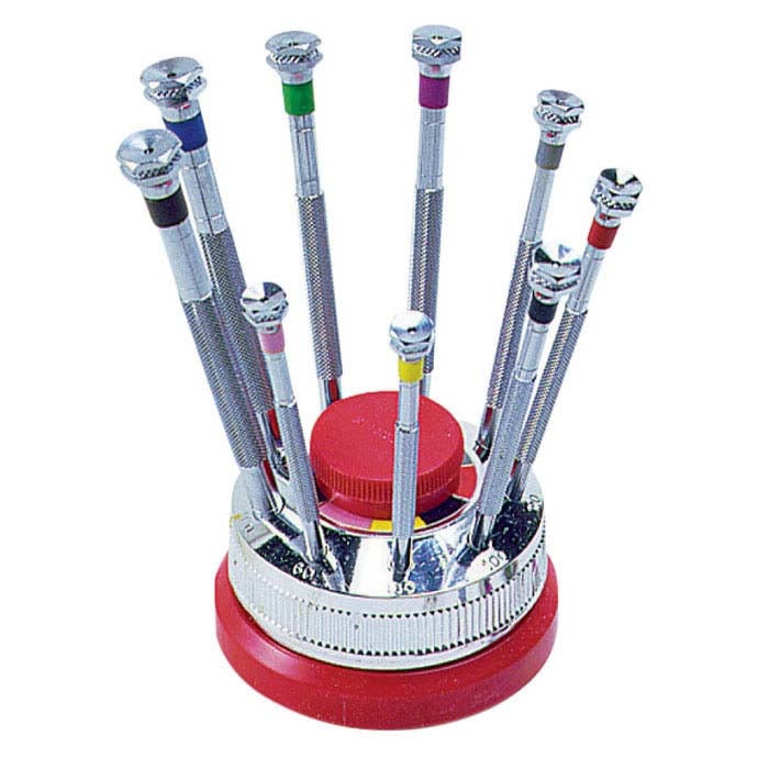 Professional Replaceable-Blade Screwdriver Set with Stand
