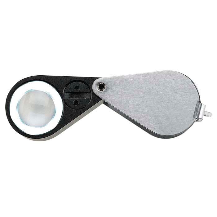 10X Triplet Loupe with Dual LED and UV Lights