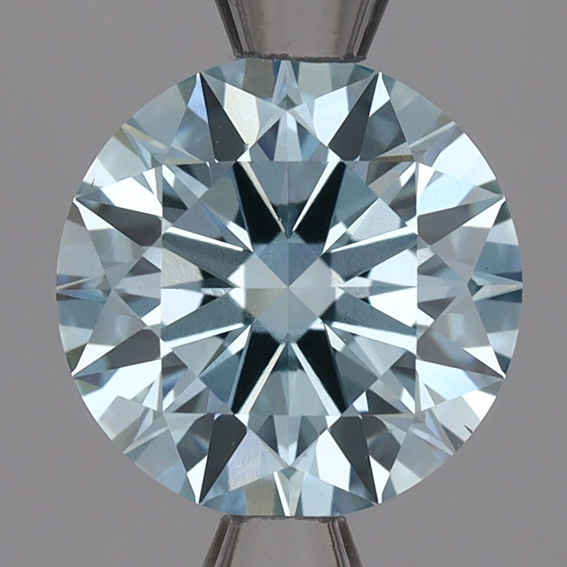 실험실 성장 다이아몬드 2.05캐럿, 라운드, 블루, VS2