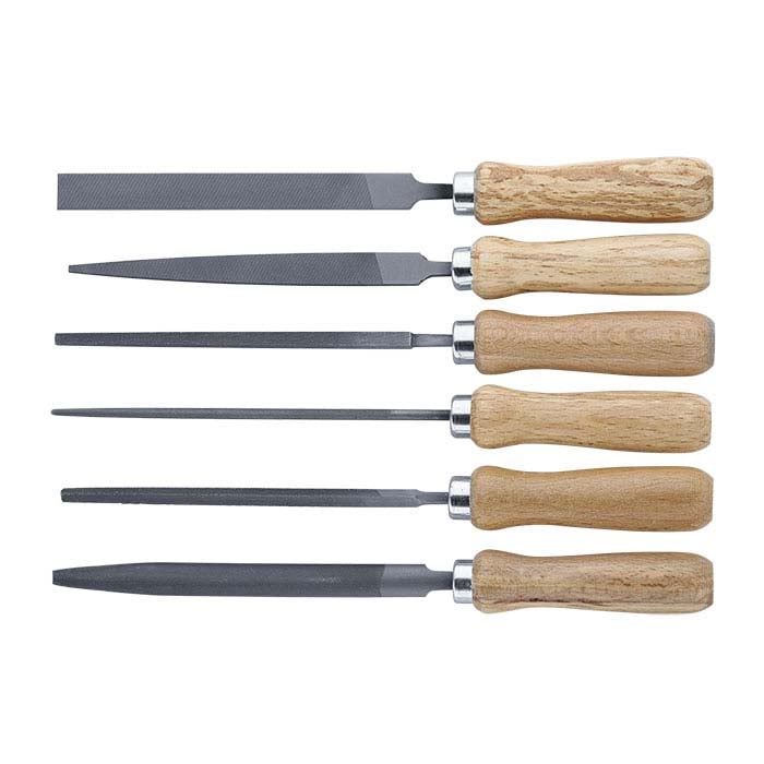 Glardon Vallorbe® Key File Set, #2, Set of 6