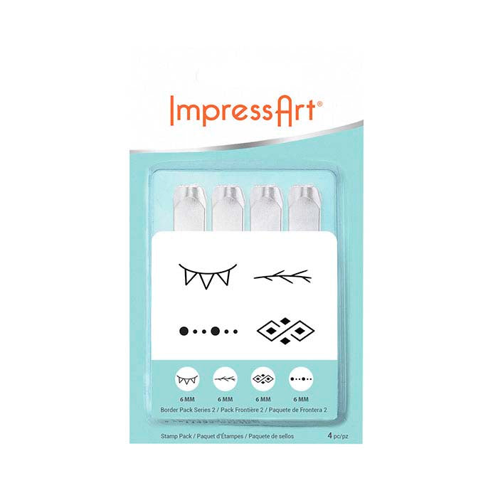 ImpressArt® Design Stamp Set, Border Series 2, Characters