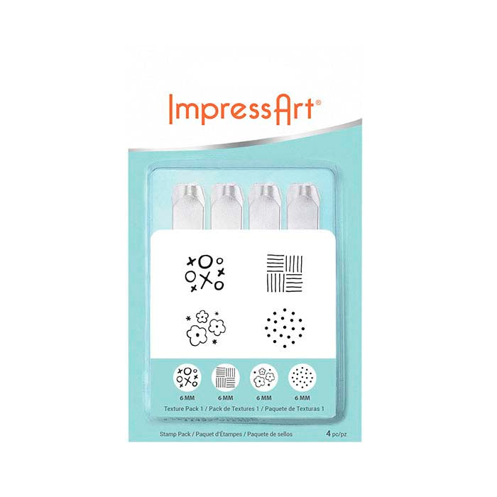ImpressArt® Design Stamp Set, Texture Series 1, Characters