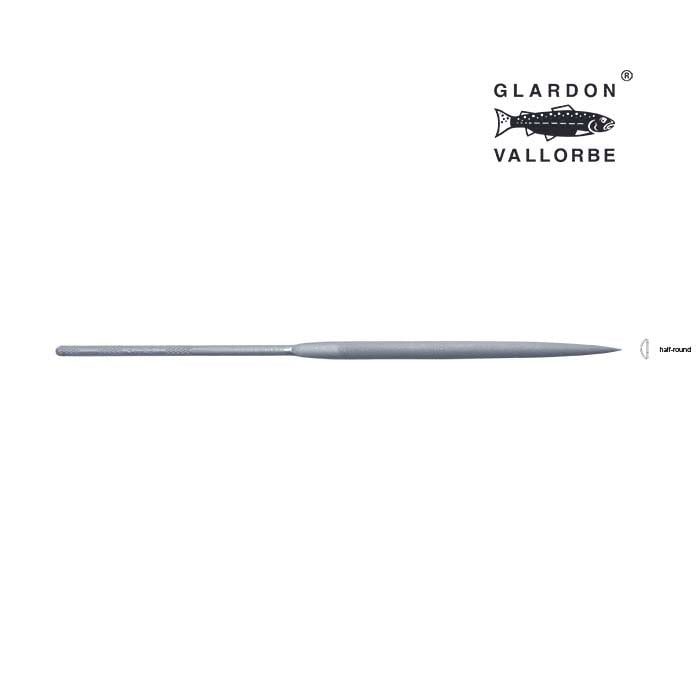 Glardon Vallorbe® Valtitan® Half-Round Needle File