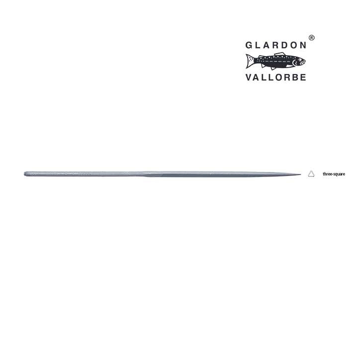 Glardon Vallorbe® Valtitan® Three-Square Needle File