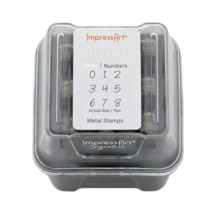 ImpressArt® Design Stamp Set, Numbers Bridgette, Characters