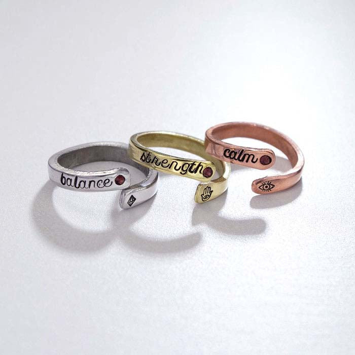 مجموعة طوابع تصميم ImpressArt®، أبجدية أميثيست الصغيرة، الحروف