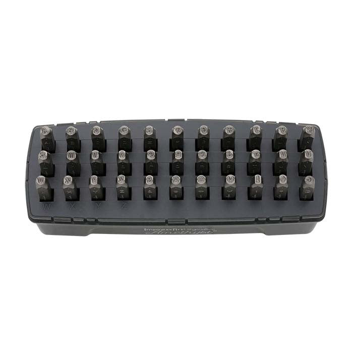 ImpressArt® Design Stamp Set, Uppercase Amethyst Alphabet, Characters