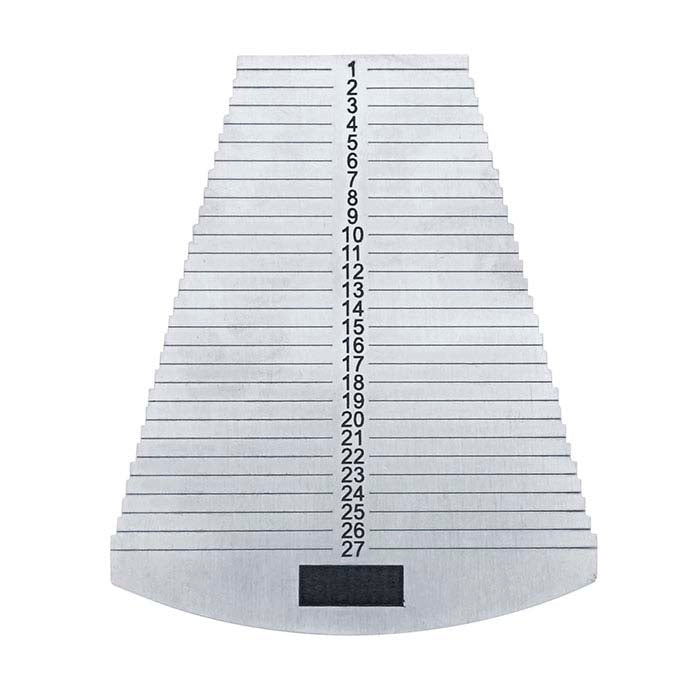 Jauge de bracelet jonc en acier