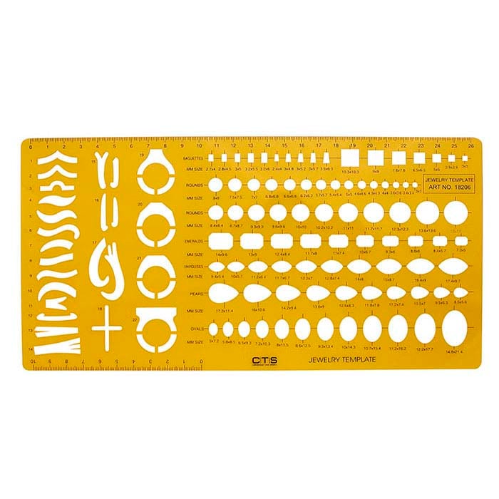 Modèle de conception de bijoux n°18206 pour corps de bague et formes de pierres précieuses