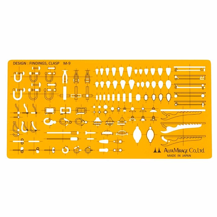 留め具とファインディング用ジュエリーデザインテンプレート