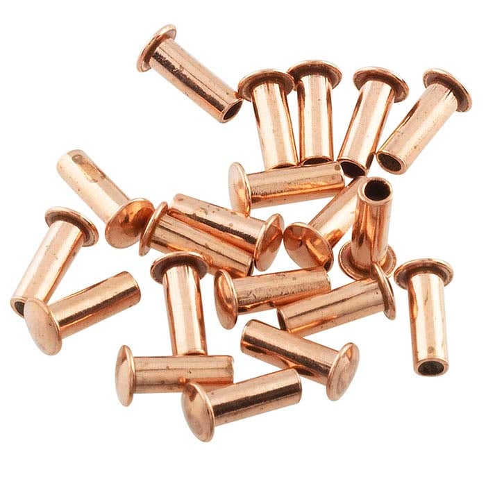 Kobber 1/4"-lang nagle for 2,38 mm Crafted Findings nagleverktøy