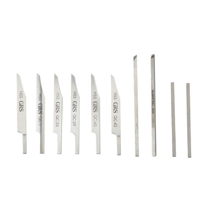 Assortiment de burins HSS pour graveur GRS®