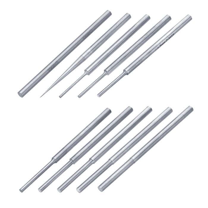 GRS® C-Max trinnvis rund gravørblankett, sett med 10