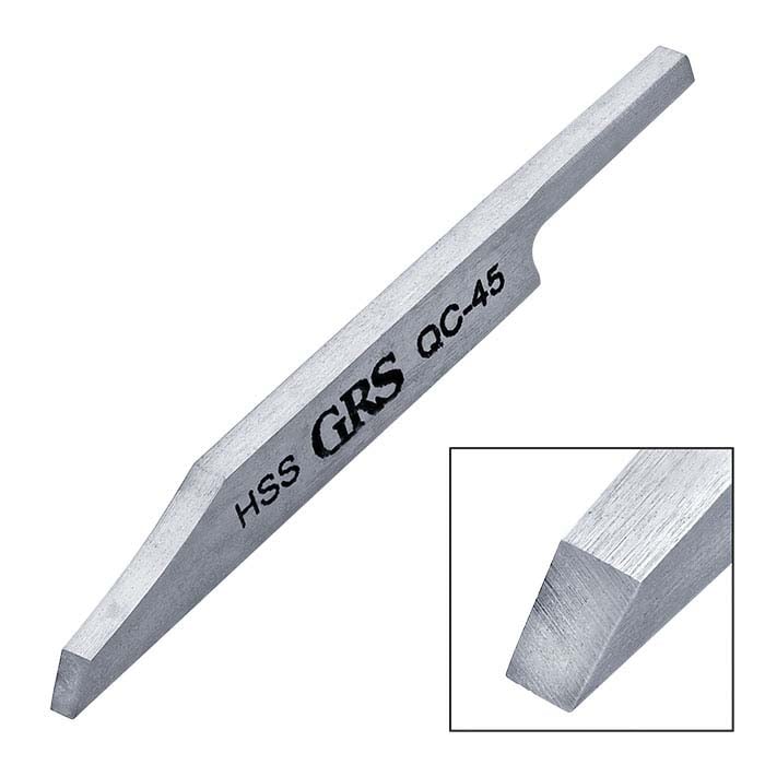 GRS® High-Speed Steel Quick-Change Flat Graver