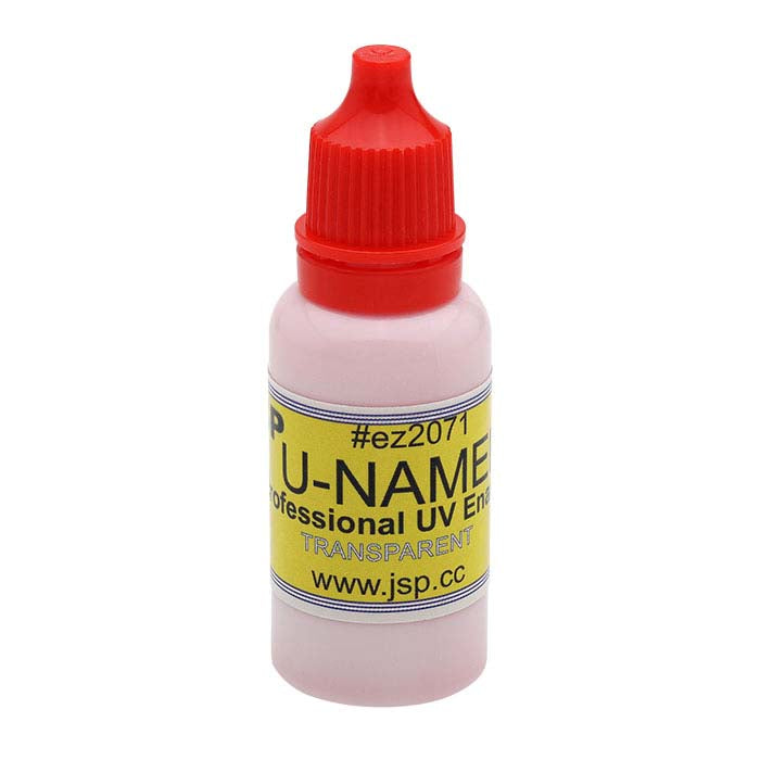 U-NAMEL® पारदर्शी लाल यूवी रेजिन, 15g