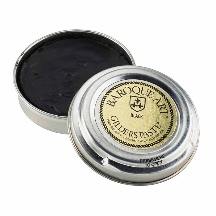 معجون التذهيب، أسود