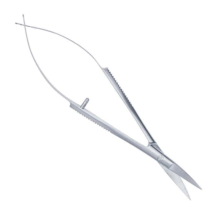 Squeeze-Action Curved-Blade 101.6mm Micro-Scissors