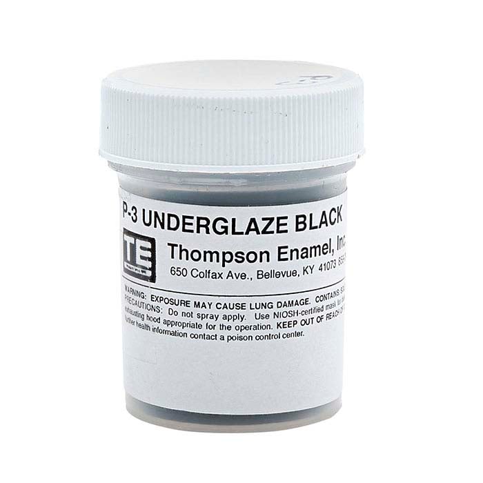 Thompson 无铅不透明珐琅,釉下黑色