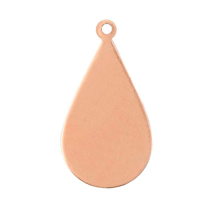 Koperen druppelvormig onderdeel