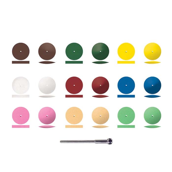 Dedeco® Sunburst® 22.22mm Polishing Wheel Kit