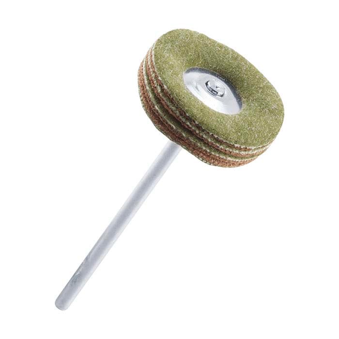 Cosima Soft 22.22mm x 5-Ply Cotton-Silicon Buff for Gold and Silver, Mounted