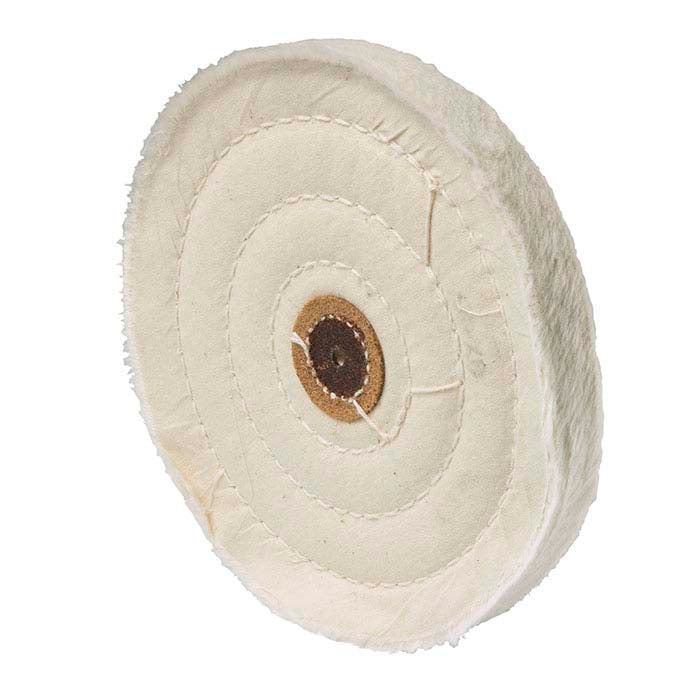 Luźno Tkane Grube Koło Polerskie z Muślinu, 152,4 mm x 50 Warstw