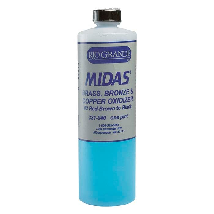 Midas Brass, Bronze and Copper Oxidizers, Red-Brown to Black