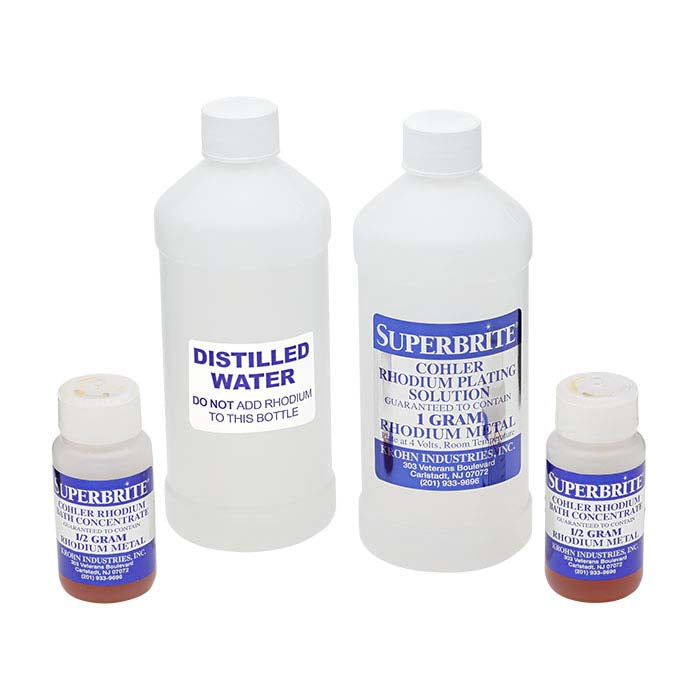 Kit de Banho de Ródio Cohler Superbrite®