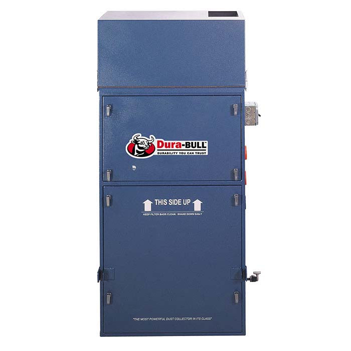 ड्यूरा-बुल® 3hp धूल कलेक्टर, 1,300 cfm