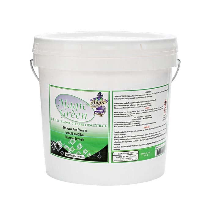 Magic Cast® Magic Green™ Ultrasonic Cleaning Powder, 4.54 kg.