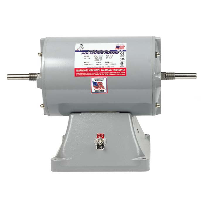 Rio 15.88mm Straight-Shaft Polishing Motor, 1/2hp
